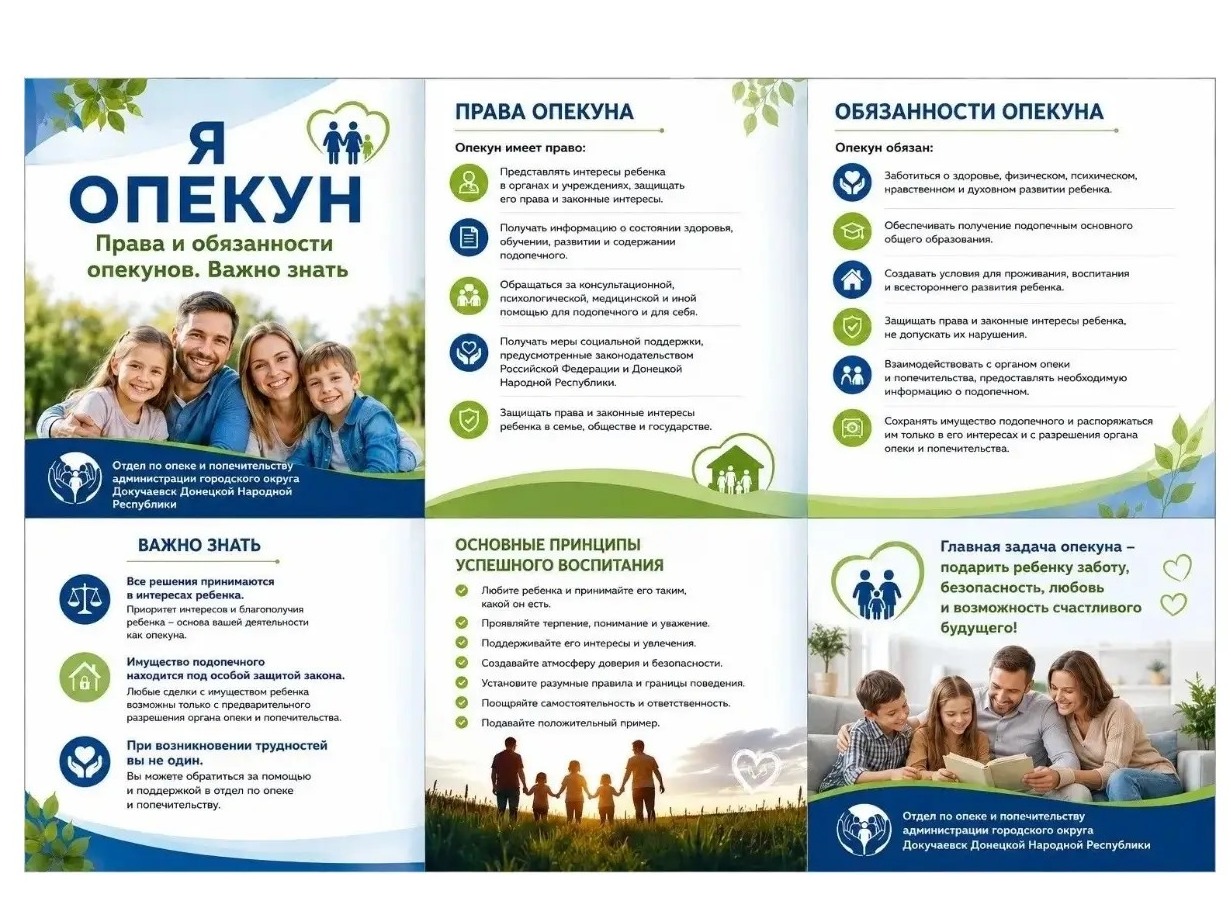 Права и обязанности опекунов.
